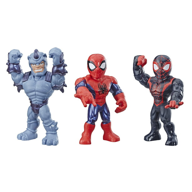 Includes Captain America Ages 3 and Up Super Hero Adventures Playskool Heroes Marvel 5-Inch Action Figure 5-Pack Spider-Man 5 Accessories
